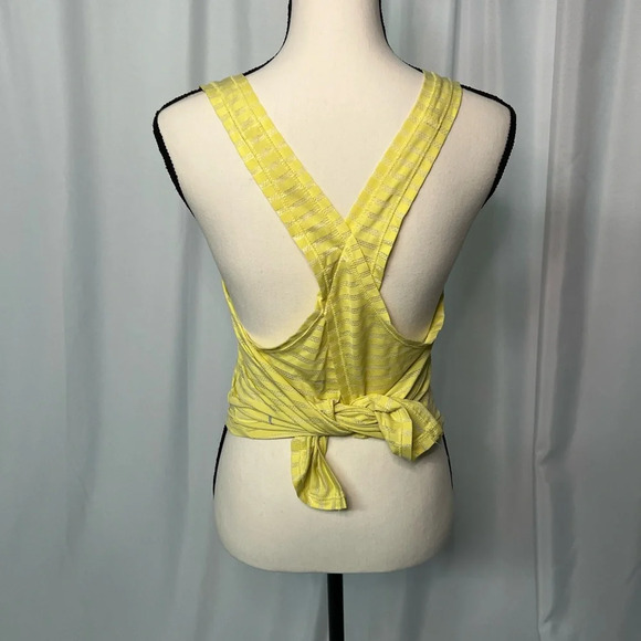 Zyia Active Lemon Yellow Nimbus Split Back Tank - size Medium - Picture 7 of 10